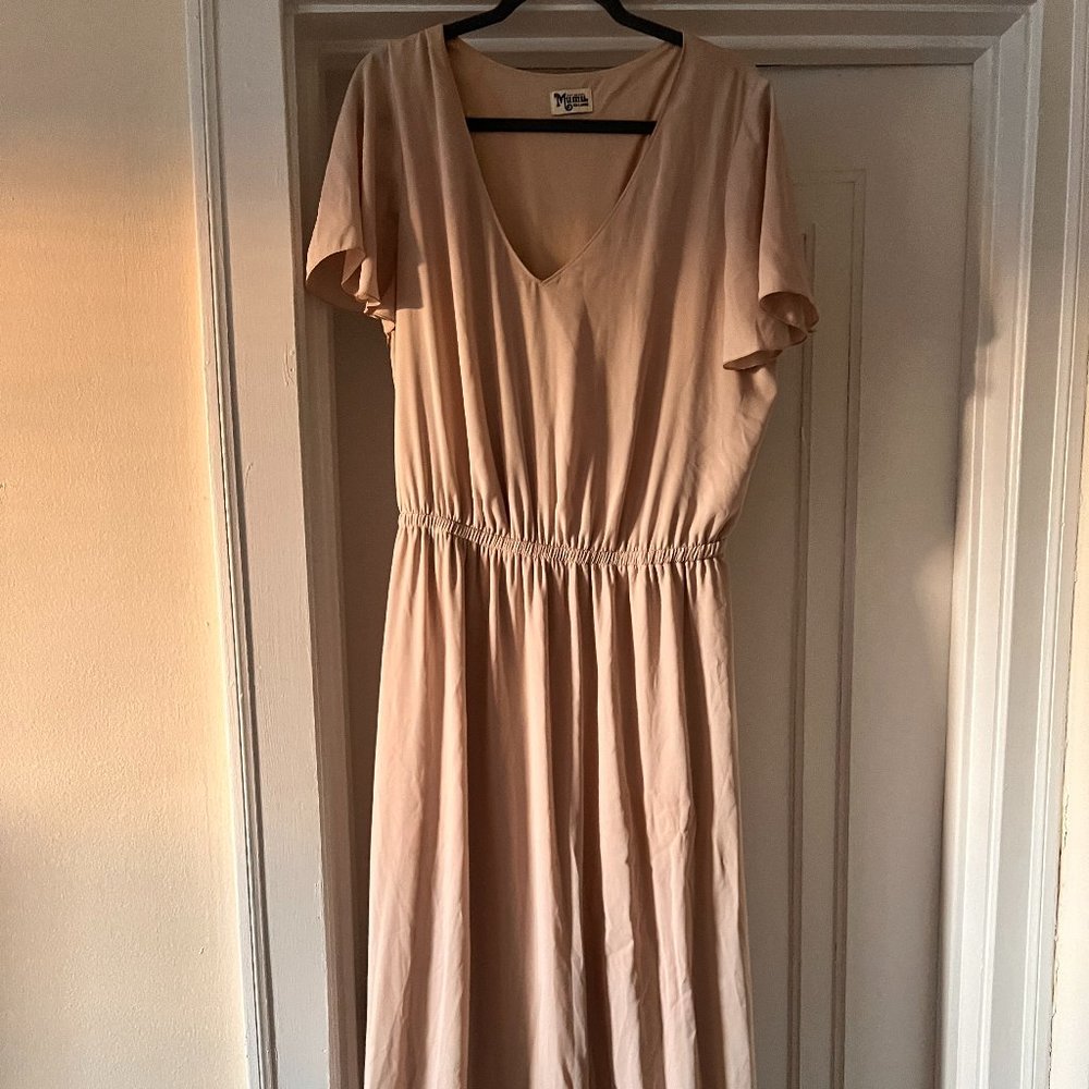 Michelle Flutter Maxi Dress - Show me the Ring Crisp (Bridesmaid)